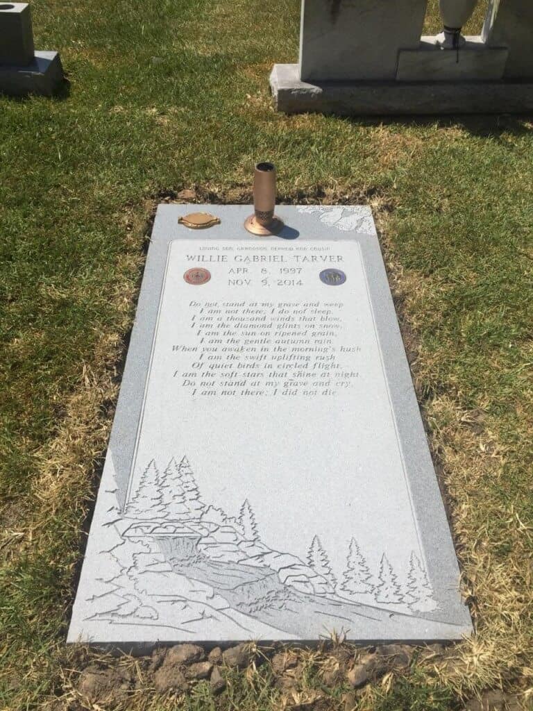 Ledger Grave Markers - Tarver - Schlitzberger and Daughters Monument Co.